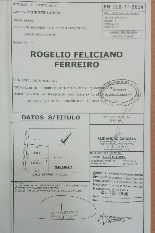 PH de 3 ambientes en Venta en Munro 